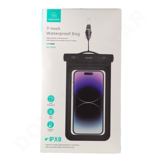 Dohans Mobile Phone Accessories USAMS 7-Inch Waterproof Bag Accessories