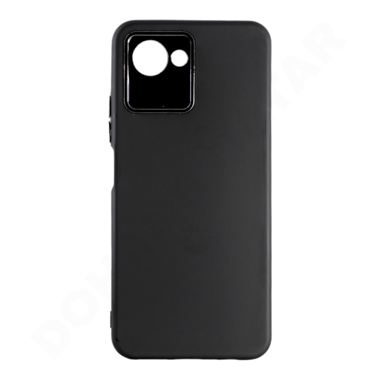 Dohans Mobile Phone case Black Realme C30 Classic Silicone  Cover & Case