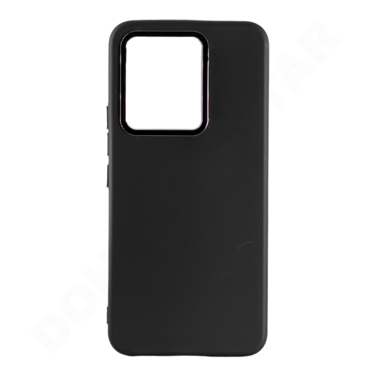 Dohans Mobile Phone case Black Vivo V25 Classic Silicone  Cover & Case