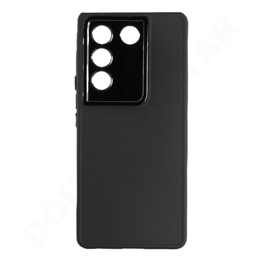 Dohans Mobile Phone case Black Vivo V27 Classic Silicone  Cover & Case