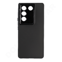 Dohans Mobile Phone case Black Vivo V27 Classic Silicone  Cover & Case