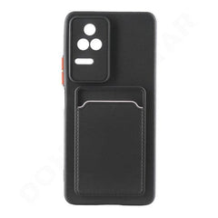 Dohans Mobile Phone case Black Xiaomi Poco F4 Silicone Card Holder Cover & Case
