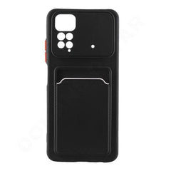 Xiaomi Redmi Note 11 4G/ 11S 4G Silicone Card Holder Cover & Case Dohans