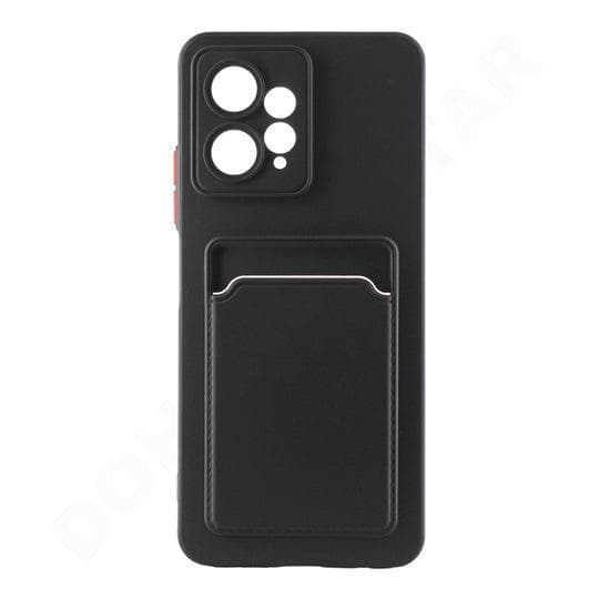 Dohans Mobile Phone case Black Xiaomi Redmi Note 12 4G Silicone Card Holder Cover & Case
