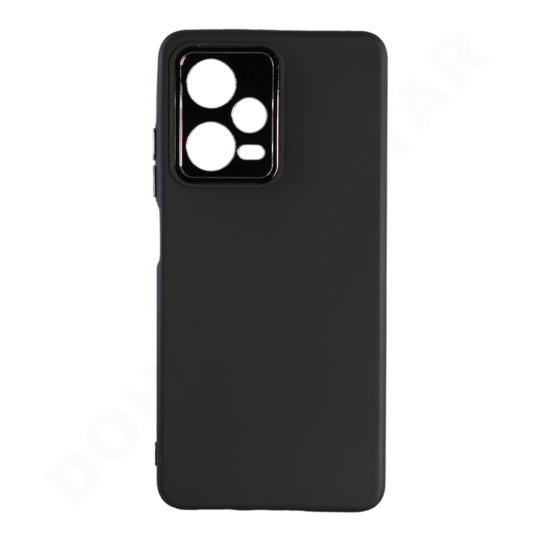 Dohans Mobile Phone case Black Xiaomi Redmi Note 12 Pro 5G Classic Silicone  Cover & Case