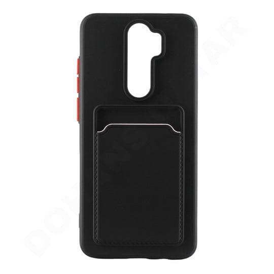 Dohans Mobile Phone case Black Xiaomi Redmi Note 8 Pro Silicone Card Holder Cover & Case