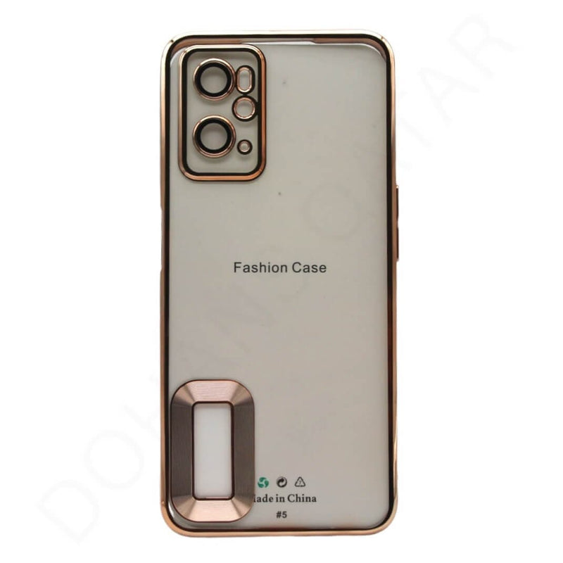 Dohans Mobile Phone case Gold Oppo A96 Lens Protector Case & Cover