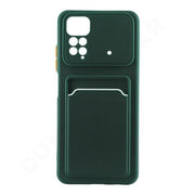 Dohans Mobile Phone case Green Xiaomi Redmi Note 11 4G/ 11S 4G Silicone Card Holder Cover & Case