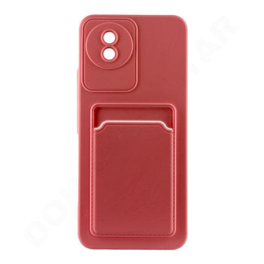 Dohans Mobile Phone case Pink Vivo Y02 Silicone Card Holder Cover & Case