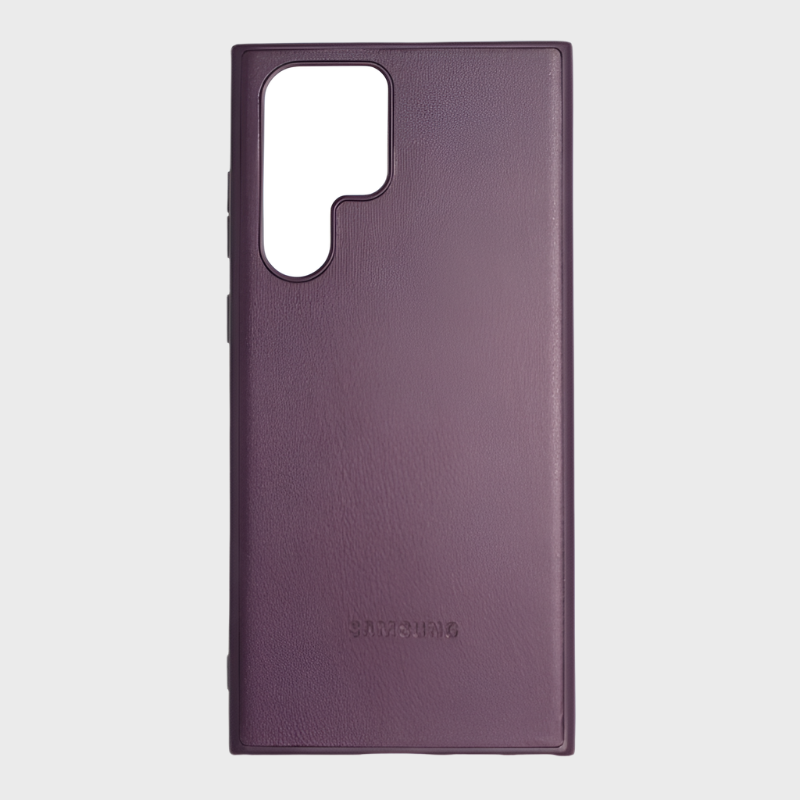 Dohans Mobile Phone case Purple Samsung Galaxy S22 Ultra Leather Touch Cover & Case