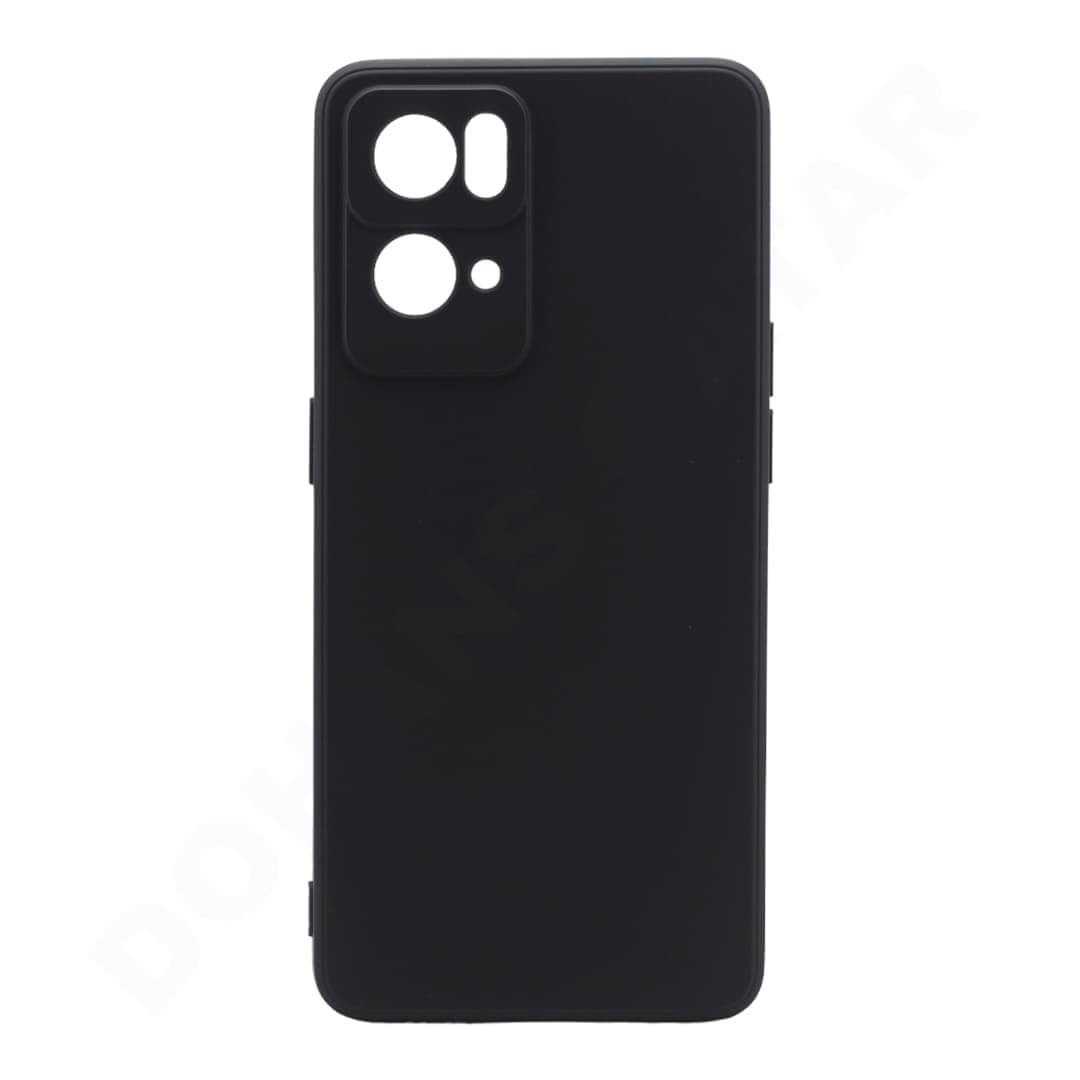 Dohans Mobile Phone Cases Black Oppo Reno7 Pro 5G Silicone Cover & Case