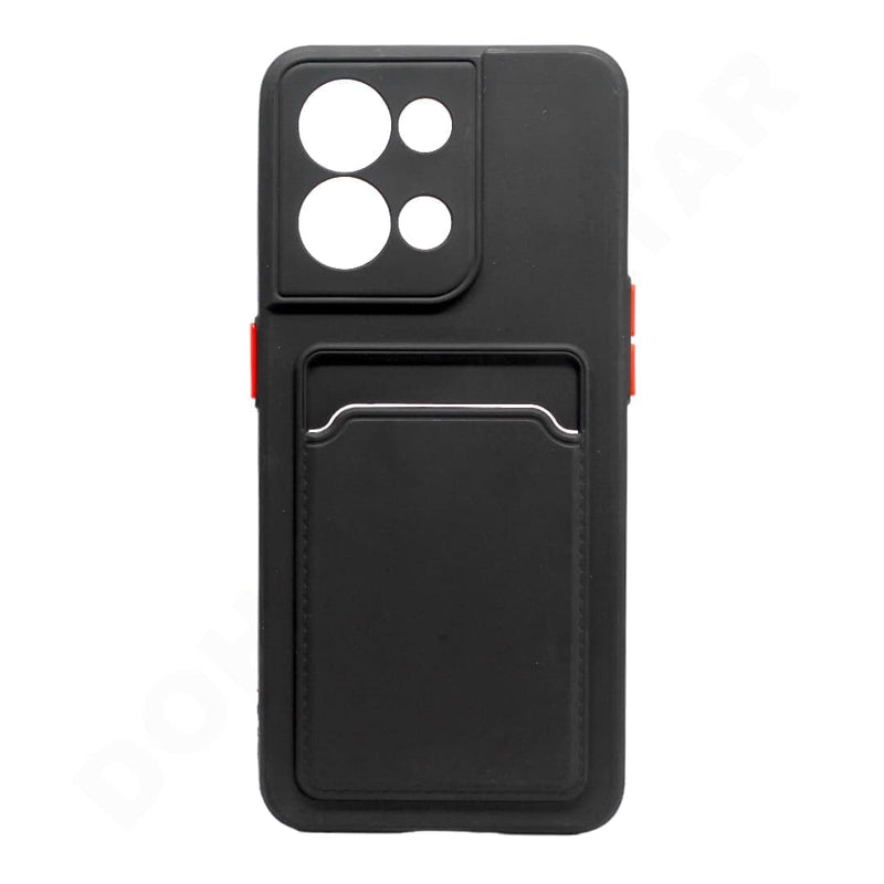 Dohans Mobile Phone Cases Black Oppo Reno8 5G Silicone Card Holder Cover & Case