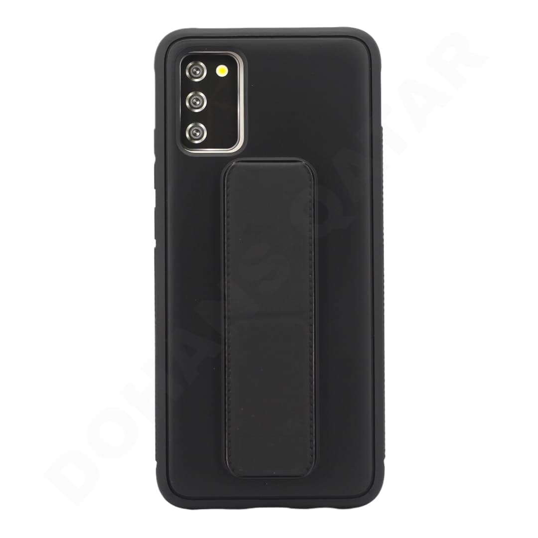 Dohans Mobile Phone Cases Black Samsung Galaxy A02S Magnetic Strap & Stand Cover & Case