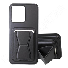 Dohans Mobile Phone Cases Black Xiaomi Redmi 13C Card Holder Stand Case Cover & Case