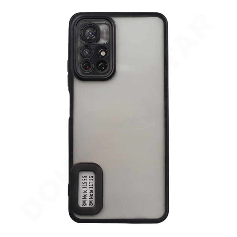 Dohans Mobile Phone Cases Black Xiaomi Redmi Note 11T 5G/ 11s 5G Matte Silicone Cover & Case