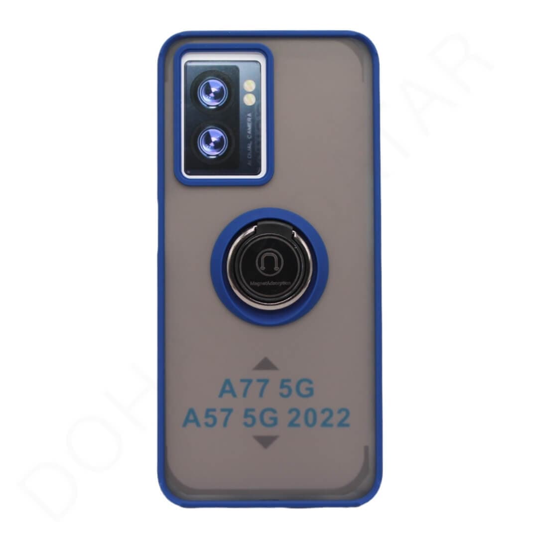 Dohans Mobile Phone Cases Blue Oppo A77 5G/ A57 5G/ A77S Magnetic Ring Cover & Case