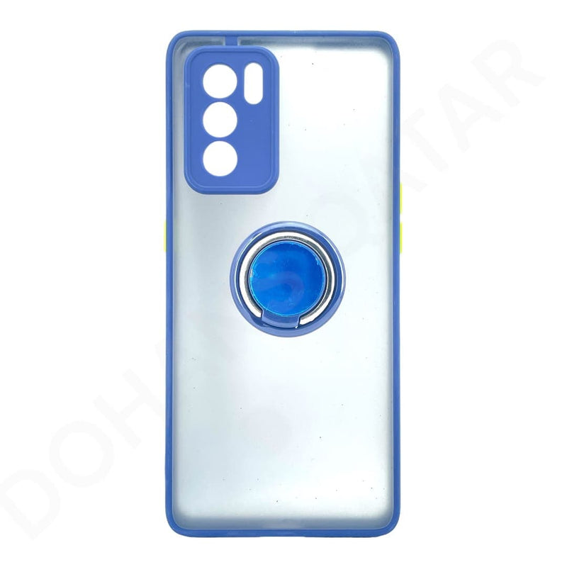 Dohans Mobile Phone Cases Blue Oppo Reno 6 5G - Magnetic Ring Cover