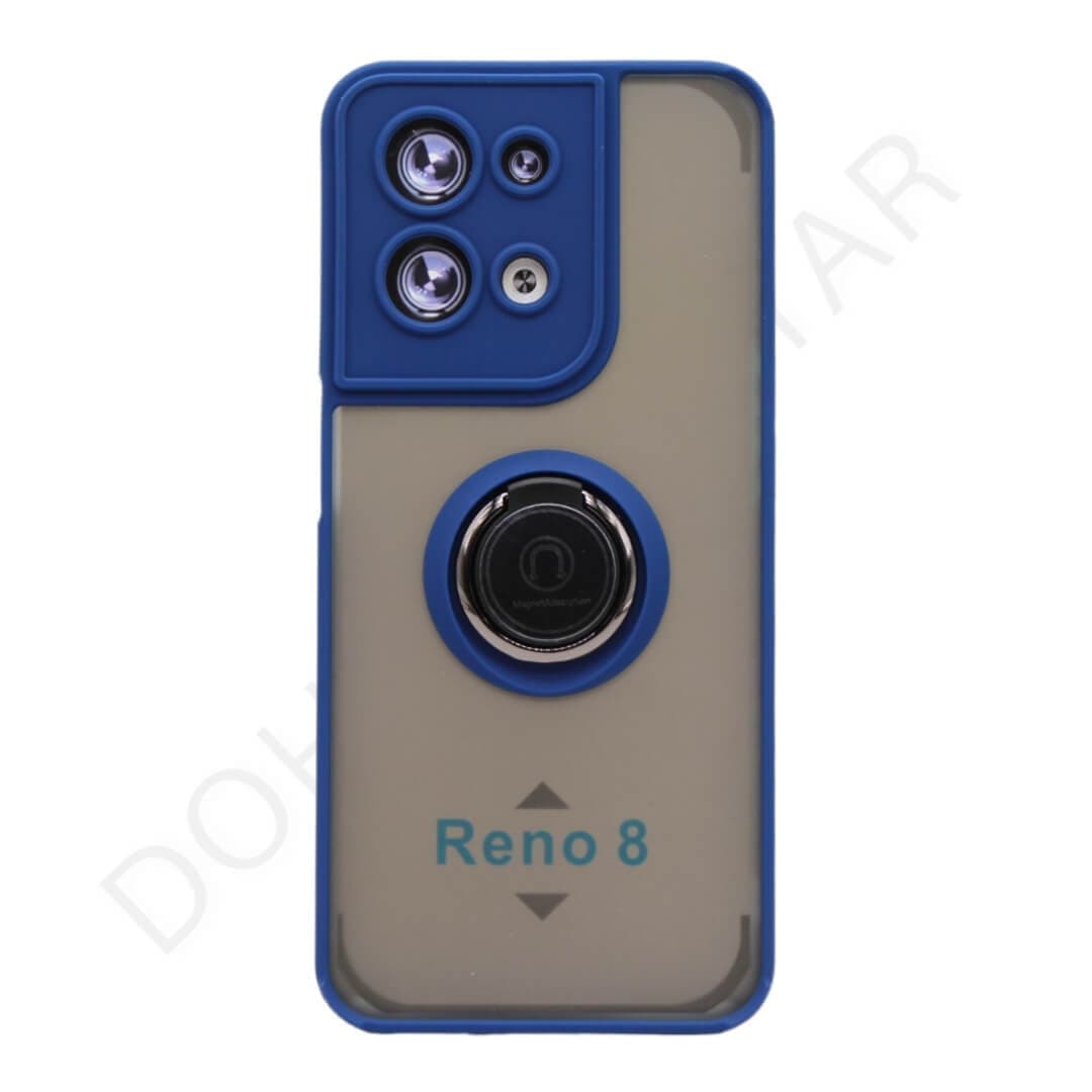 Dohans Mobile Phone Cases Blue Oppo Reno8 Magnatic Ring Case & Cover