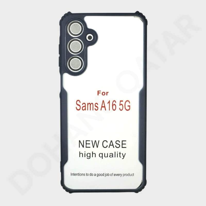Dohans Mobile Phone Cases Blue Samsung Galaxy A16 4G/ 5G Transparent Black Border Cover & Case