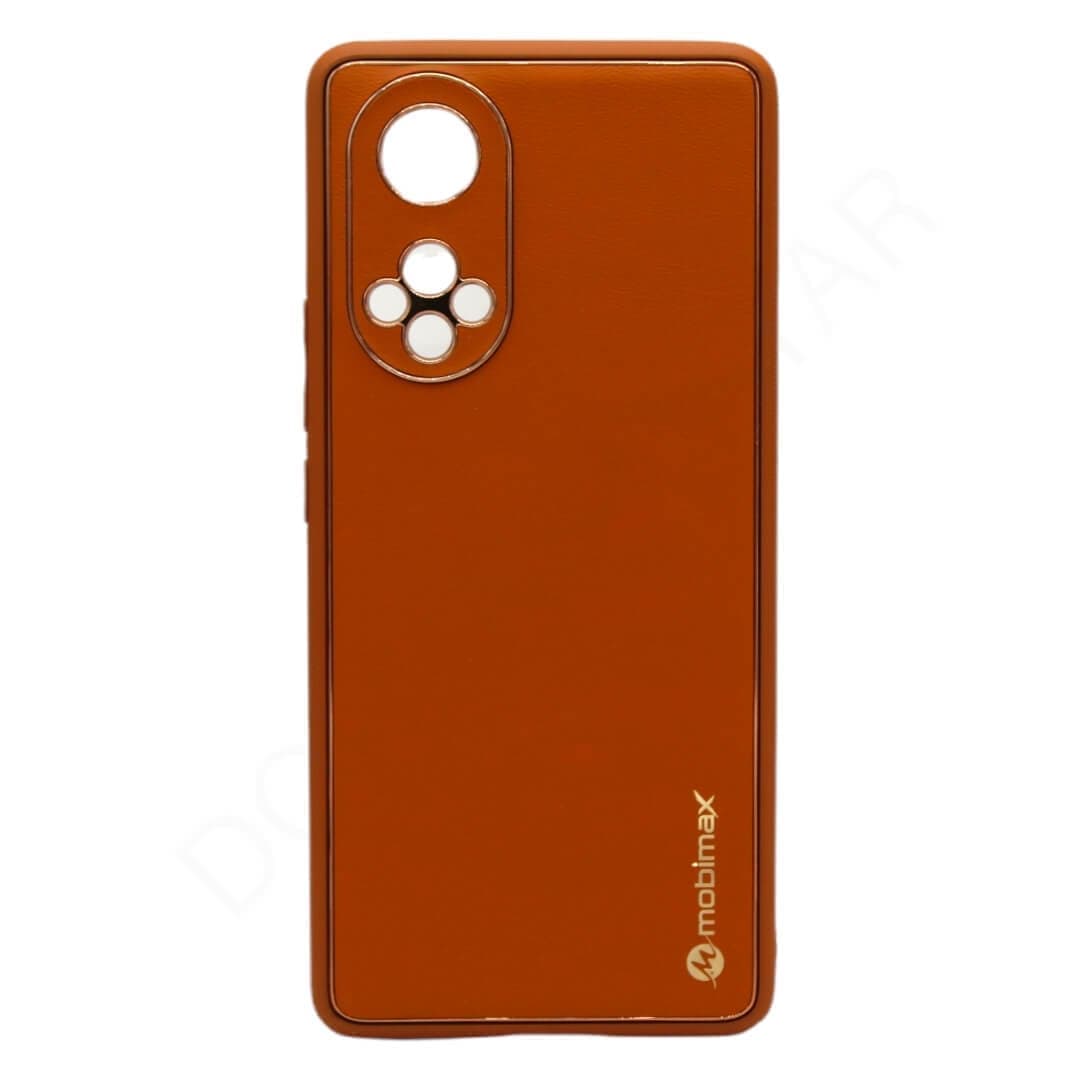 Huawei Nova 9 / Honor 50 Mobimax Gold Border Leather Cover Dohans