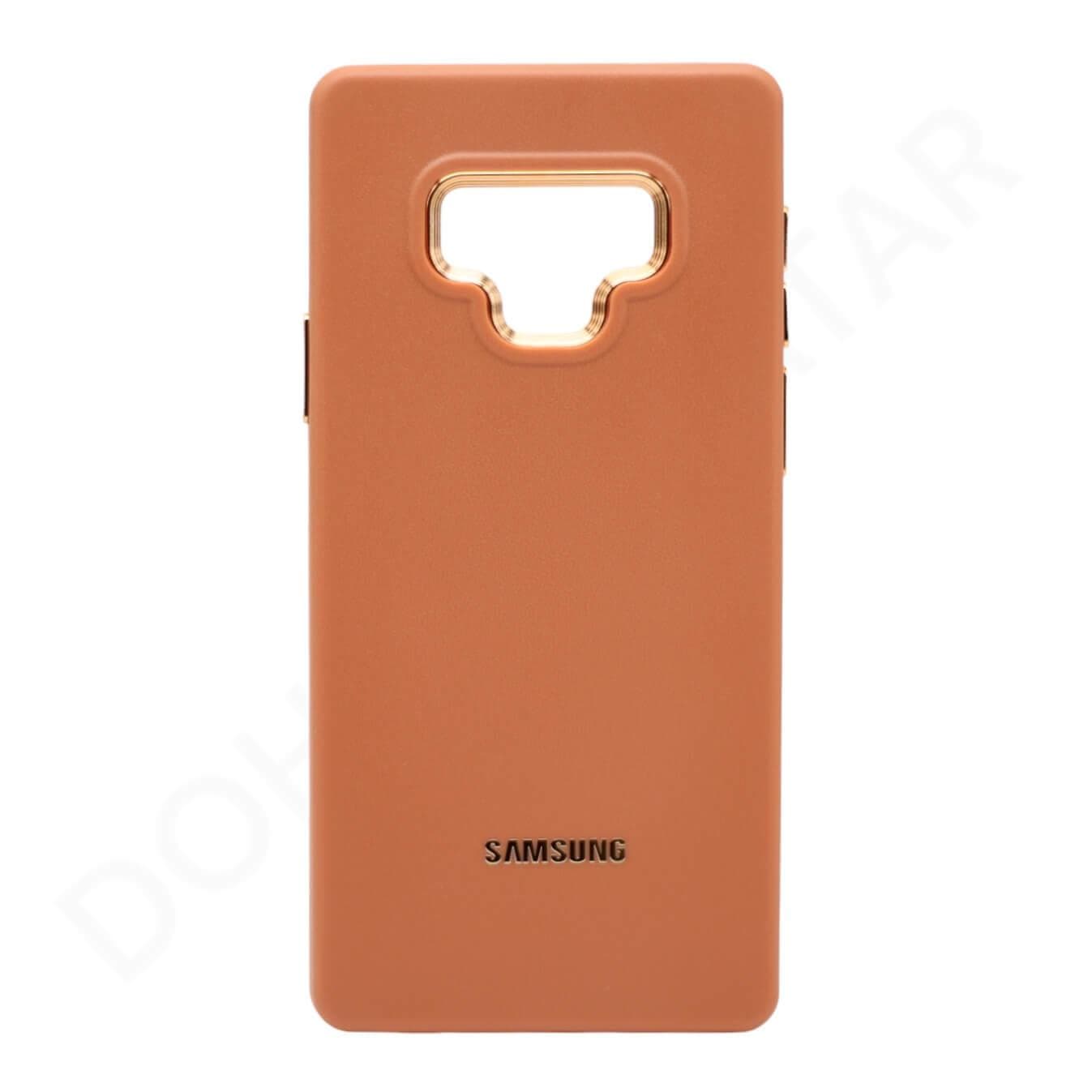 Dohans Mobile Phone Cases Brown Samsung Galaxy Note 9 Leather Texture protective Case and Cover