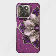غطاء وحافظة Honor X7C بتصميم حجري فاخر