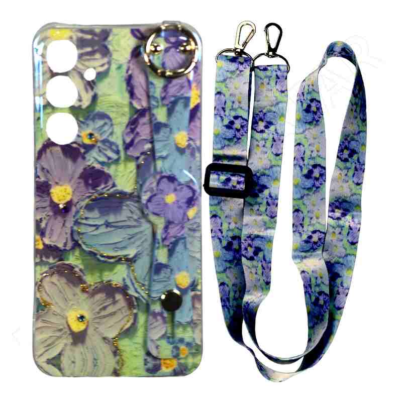 Dohans Mobile Phone Cases Color 3 Samsung Galaxy A35 Painting Lanyard Cover & Case