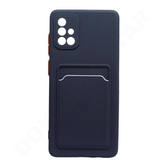 Dohans Mobile Phone Cases Dark Blue Samsung Galaxy M51 Card Holder Cover & Case