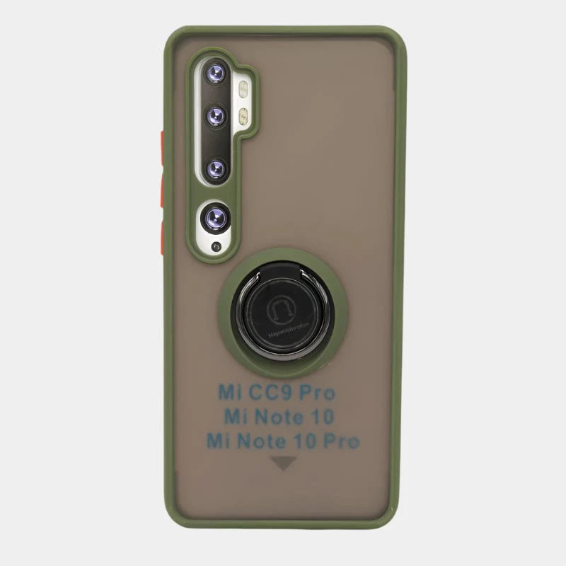 Dohans Mobile Phone Cases Dark Olive Green Xiaomi Mi Note 10/ Note 10 Pro/ CC9 Pro - Magnetic Ring Cover