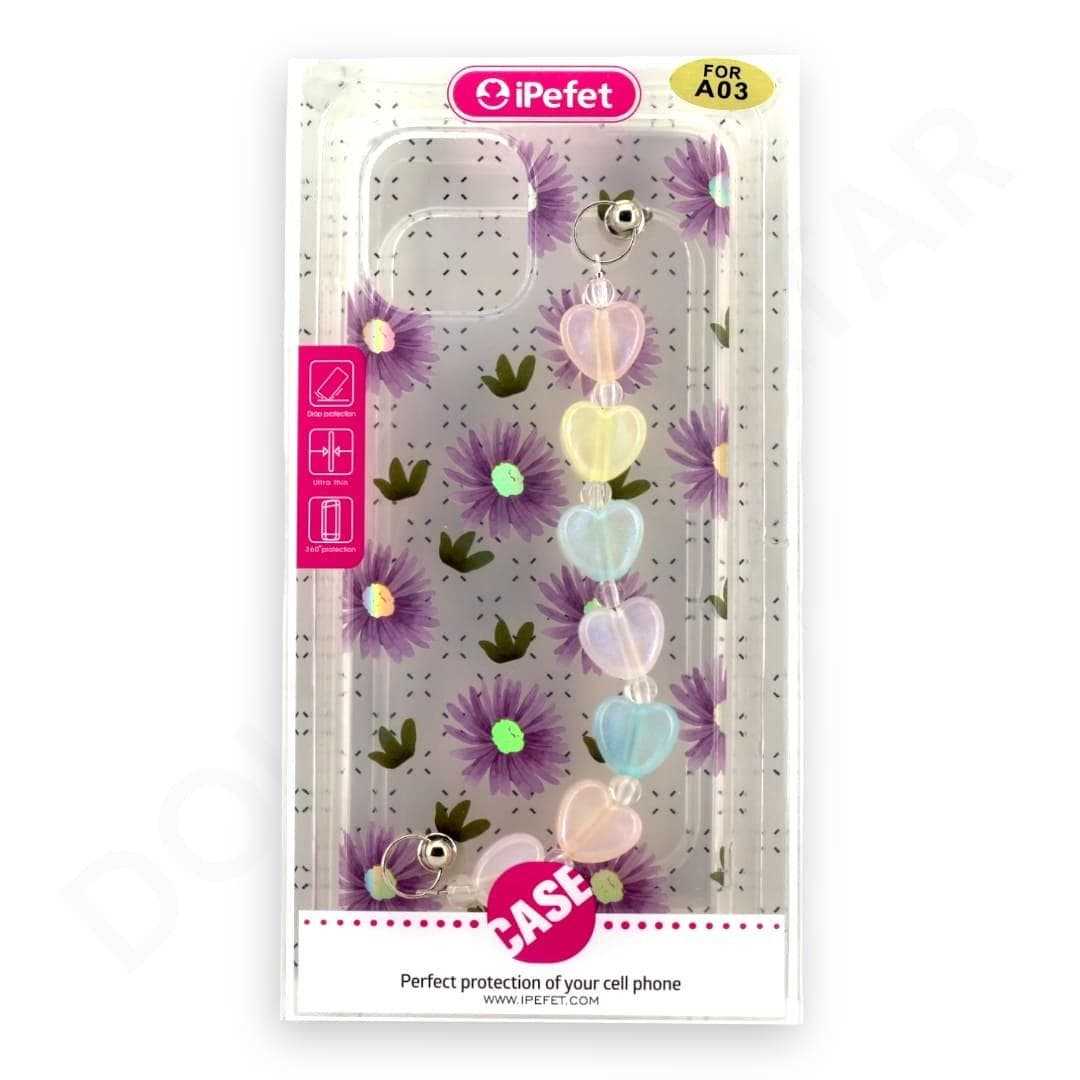 Samsung Galaxy A03 Fancy Hand Strap Cover & Case - Mobile Phone Cases available at Dohans Qatar