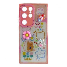 غطاء وحافظة لهاتف Samsung Galaxy S24 Ultra Mobimax Cartoon Soft TPU Ledies