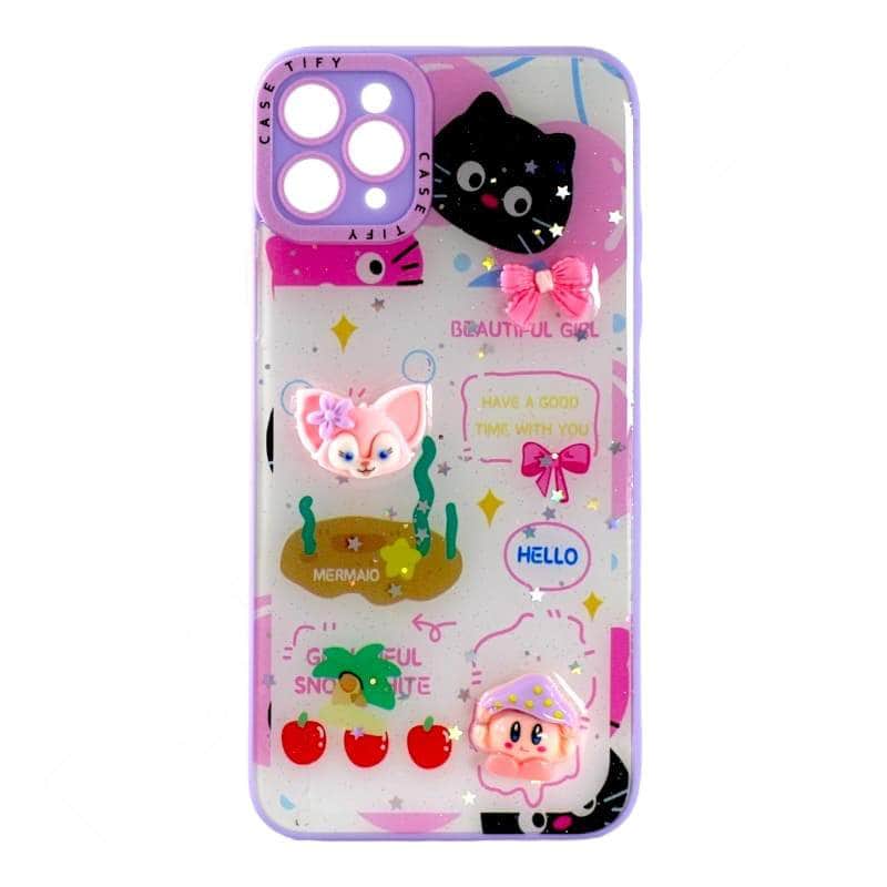 iPhone 11 Pro Max Mobimax Cartoon Soft TPU Ledies Cover & Case Dohans