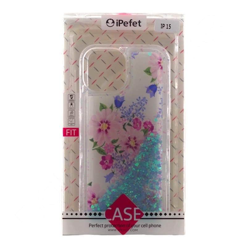 iPhone 15 Fancy Glitter Cover & Case - Mobile Phone Cases available at Dohans Qatar