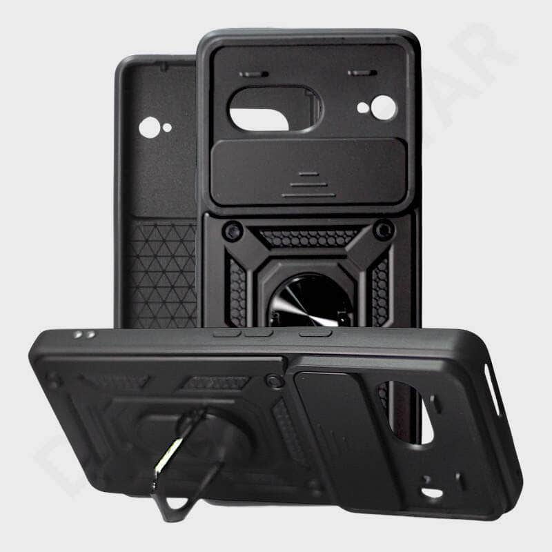 Google Pixel 7 Camera Protective Magnetic Ring Cover & Case - Mobile Phone Cases available at Dohans Qatar