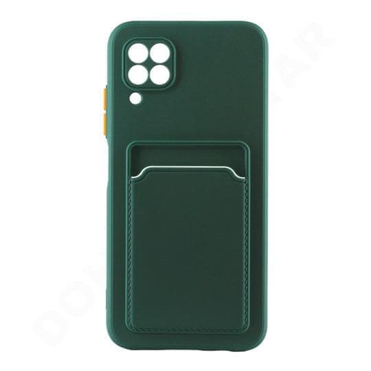 Dohans Mobile Phone Cases Green Huawei Nova 7i Silicone Card Holder Cover & Case