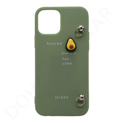 Dohans Mobile Phone Cases Green iPhone 12/ 12 Pro - Avocad Green and Honey Peach Premium Cover & Cases