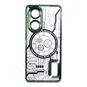 Dohans Mobile Phone Cases Green Oppo Reno8 T 5G Circuit Print Cover & Case