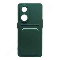 Dohans Mobile Phone Cases Green Oppo Reno8 T 5G Silicone Card Holder Cover & Case
