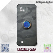 Dohans Mobile Phone Cases Green Realme C20 - Soft Magnetic Ring Covers
