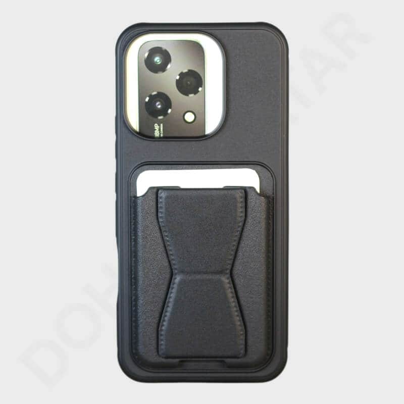 Honor 400 Lite Magnetic Card Holder Cover & Case - Mobile Phone Cases available at Dohans Qatar
