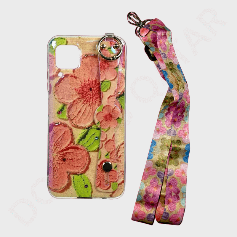 Dohans Mobile Phone Cases Huawei Nova 6 SE/ P40 Lite/ Nova 7i Painting Lanyard Cover & Case