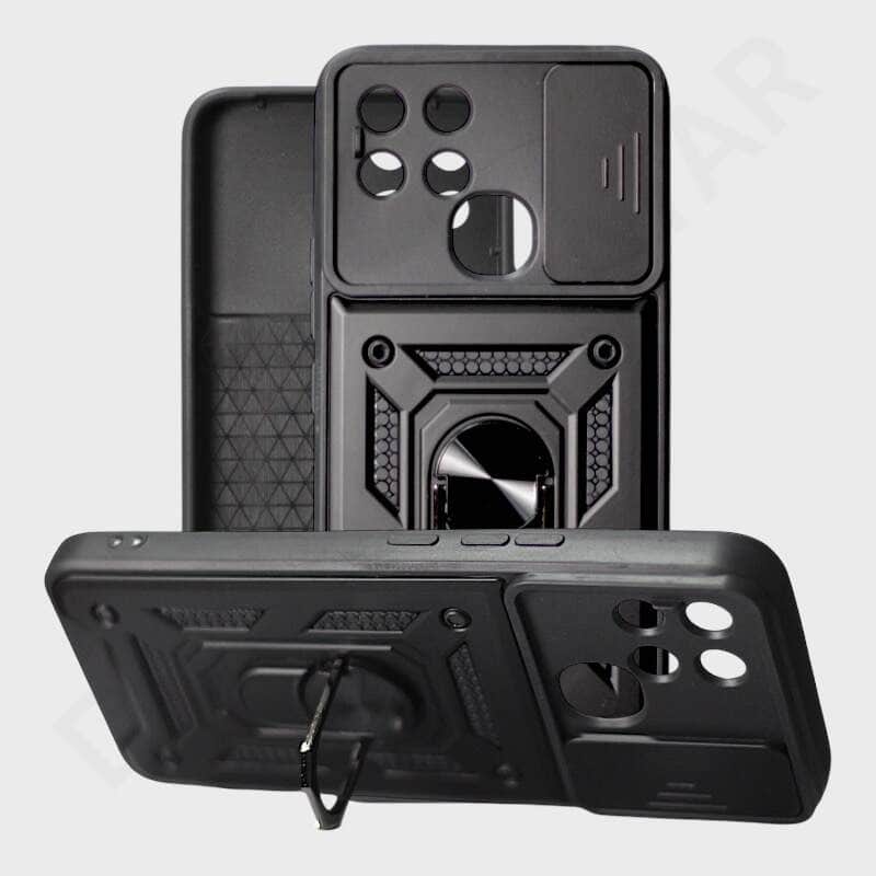 Infinix Smart 6 Camera Protective Magnetic Ring Cover & Case - Mobile Phone Cases available at Dohans Qatar