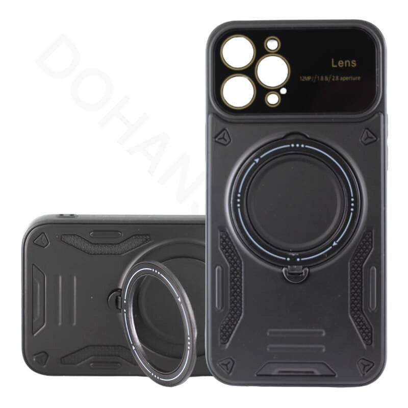 iPhone 12 Pro Max Lens Protective Hard Ring Cover & Case - Mobile Phone Cases available at Dohans Qatar