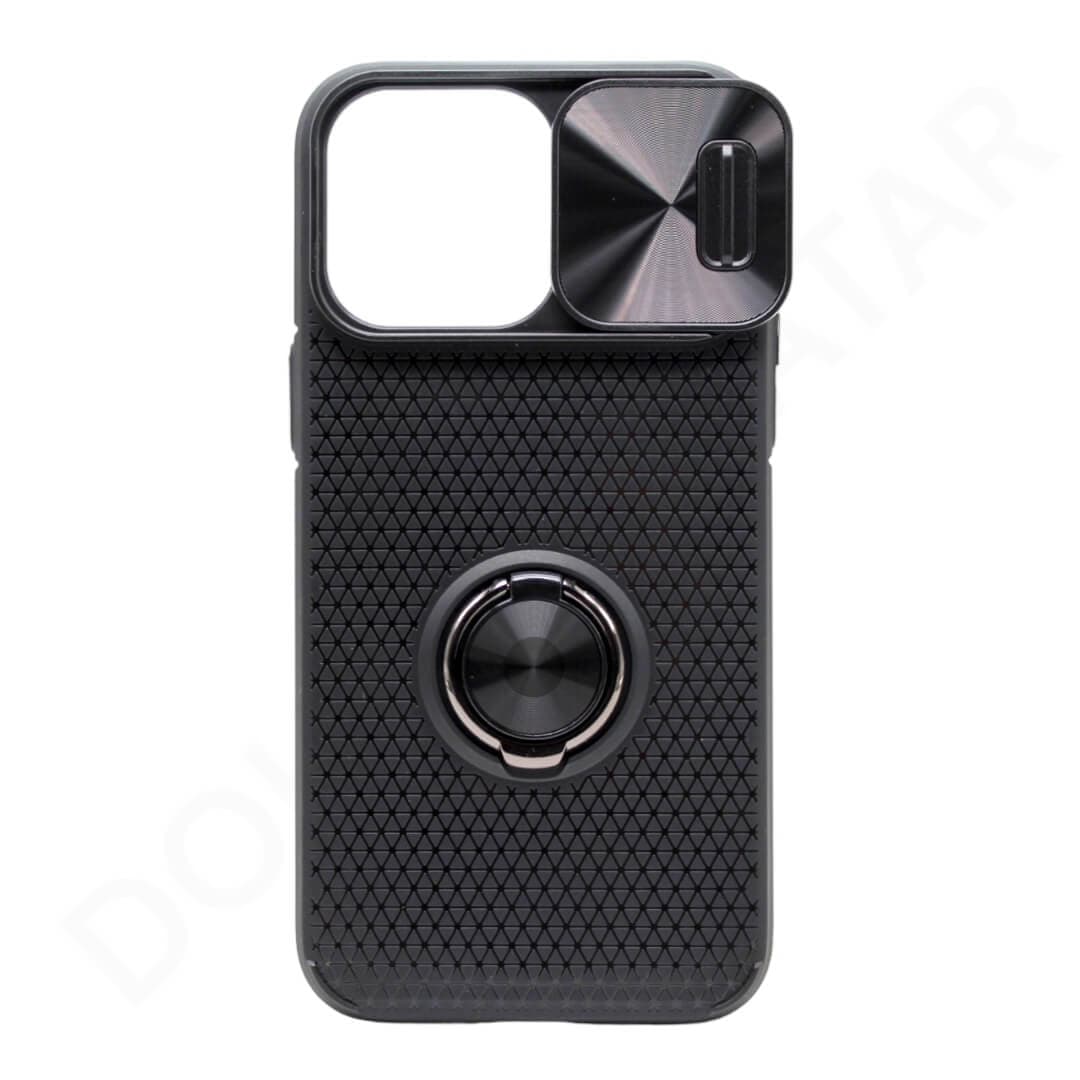 iPhone 13 Pro Push Lens Protector Ring Case & Cover - Mobile Phone Cases available at Dohans Qatar