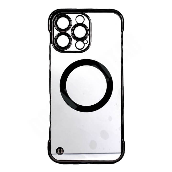 Dohans Mobile Phone Cases iPhone 14 Pro Max Magsafe Stylish Border With Camera Lens Protector Frameless Case & Cover