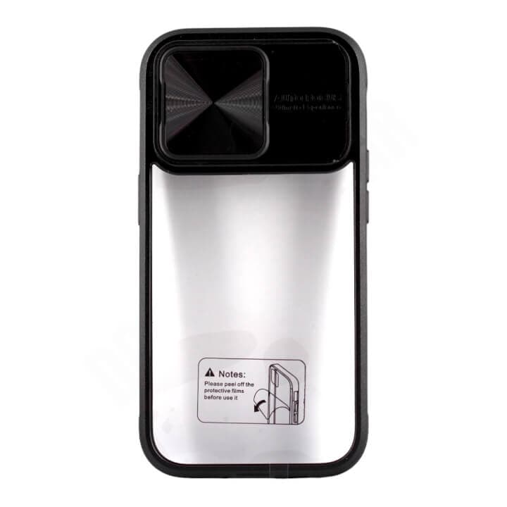 Dohans Mobile Phone Cases iPhone 14 Pro Push Lens Protector Silicone Back Transparent Case & Cover