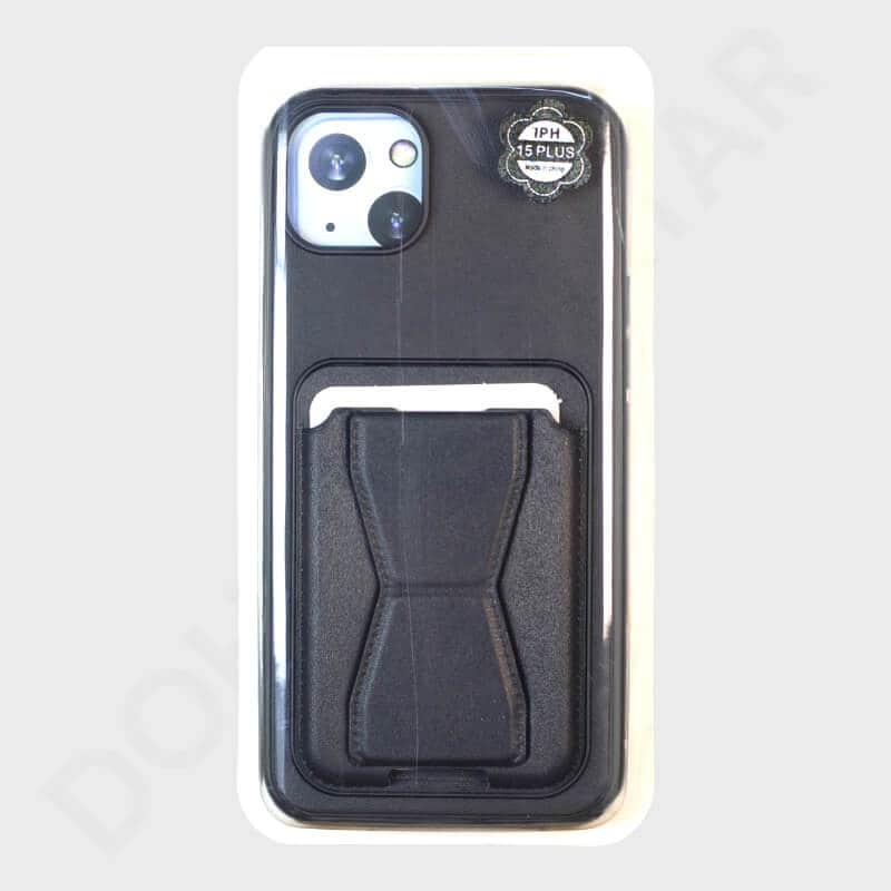 iPhone 15 Plus Card Holder Magnetic Cover & Case - Mobile Phone Cases available at Dohans Qatar