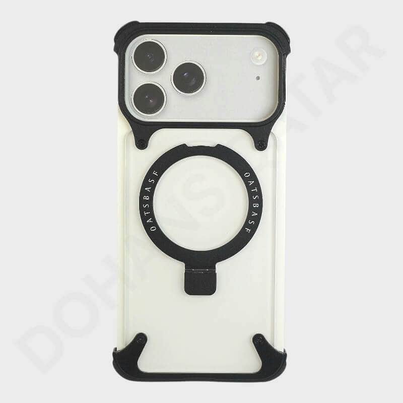 iPhone 17 Pro Max Creative Metal Phone Cover & Case - Mobile Phone Cases available at Dohans Qatar