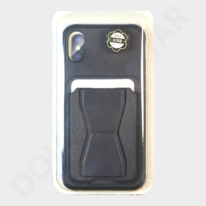 iPhone X/ XS Card Holder Magnetic Cover & Case - Mobile Phone Cases available at Dohans Qatar