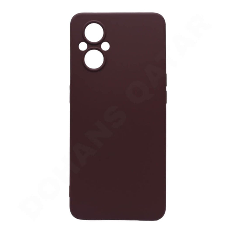 Dohans Mobile Phone Cases Maroon Oppo Reno8 Z Plain Back Case & Cover